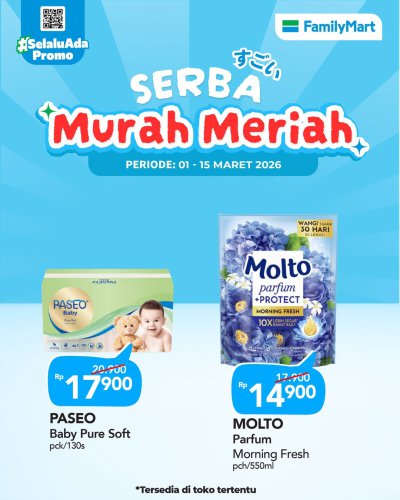 Promo FamilyMart Hari Ini 2 Maret 2026, Ada Diskon Produk Sehari-hari