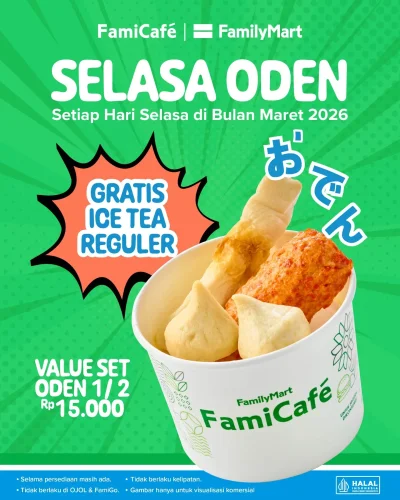 Promo FamilyMart Hari Ini 4 Maret 2026, Ada Diskon hingga 20 Persen