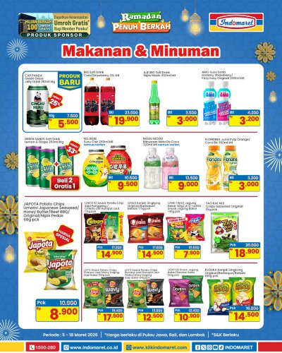 Promo Indomaret Hari Ini 5-18 Maret, Diskon hingga 30 Persen untuk Produk Susu dan Perlengkapan Balita