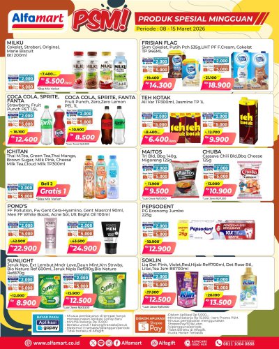 Promo Alfamart 1-15 Maret 2026, Diskon hingga 50 Persen Produk Mi Instan