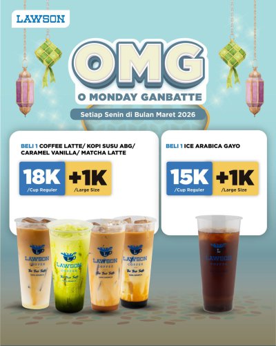 Promo Lawson Maret 2026, Ada Diskon Rp 19.000 Setiap Senin