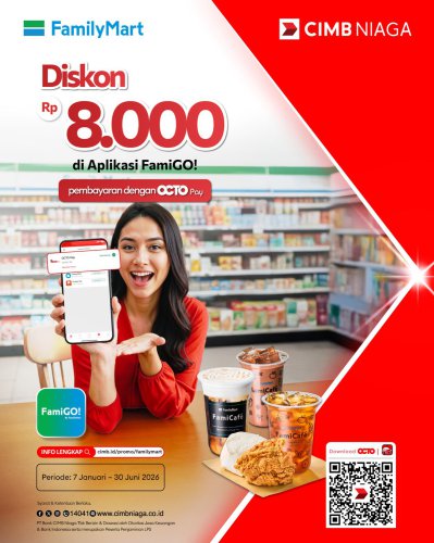 Promo FamilyMart Hari Ini 11 Maret 2026, Ada Diskon untuk Makanan dan Minuman