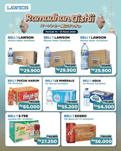 Promo Lawson Hari Ini 11 Maret 2026, Ada Diskon hingga 50 Persen