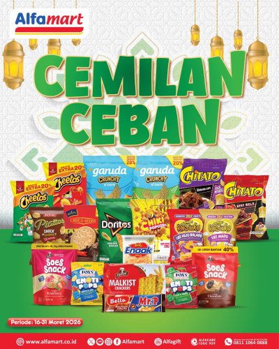 Promo Alfamart 16-31 Maret 2026, Bonus 1 Sirup Marjan