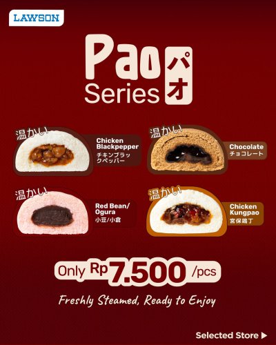 Promo Lawson Station 16-31 Maret 2026, Diskon Pao Series Rp 7.500