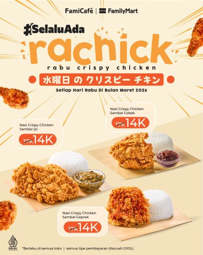 Promo FamilyMart 4-25 Maret 2026, Diskon Paket Crispy Chicken