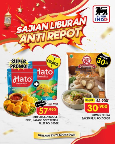 Promo Super Indo 19-26 Maret 2026, Diskon 30 Persen Detergen dan Pewangi