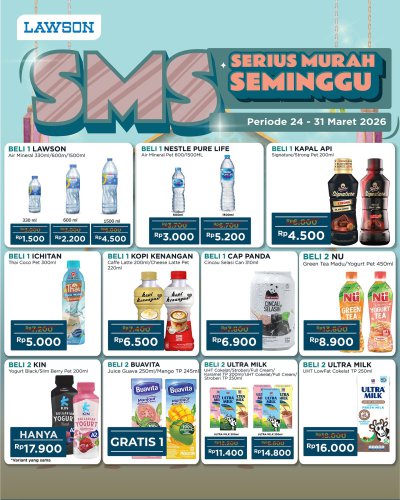 Promo Lawson Station 24-31 Maret 2026, Diskon Kopi Tiap Selasa