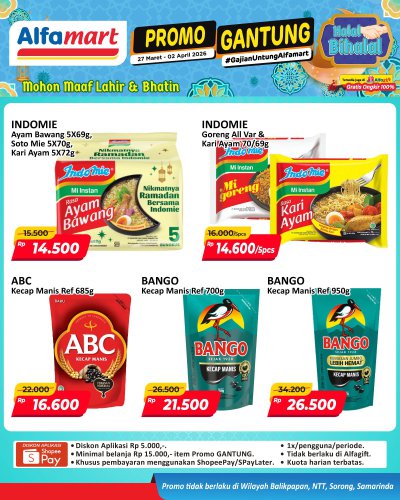 Promo Alfamart 16-31 Maret 2026, Diskon hingga 40 Persen Perlengkapan Bayi dan Anak