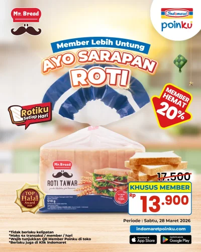 Promo Indomaret 29 Maret-6 April 2026, Diskon 50 Persen Snack dan Minuman Pilihan