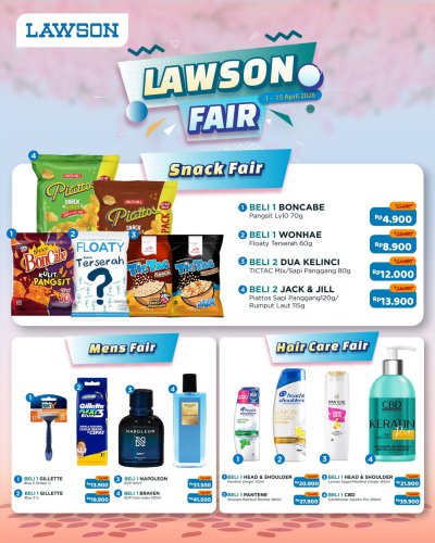 Promo Lawson Station Hari Ini 6 April 2026, Ada Diskon Snack hingga 60 Persen