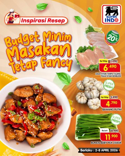 Promo Super Indo Hari Ini, Diskon hingga 20 Persen Ayam Tanpa Tulang