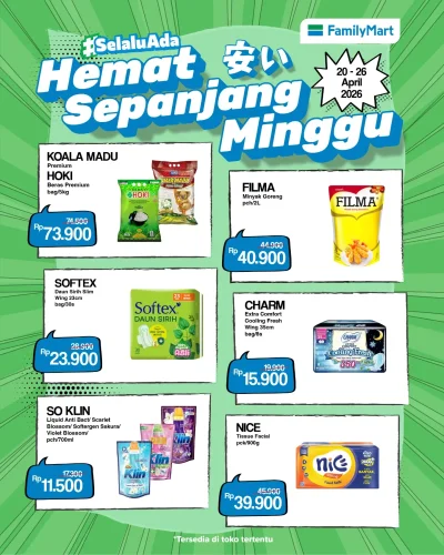 Promo FamilyMart Hari Ini, Diskon untuk Pembelian Beras Premium dan Minyak Goreng