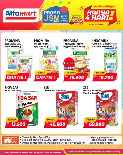 Promo Alfamart Hari Ini 15 Mei 2026, Diskon Jumat-Sabtu-Minggu