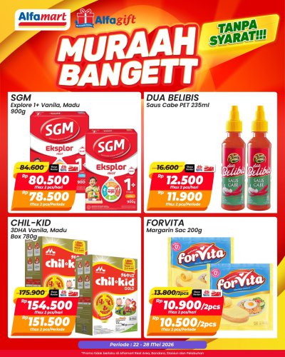 Promo Alfamart Hari Ini 25 Mei 2026, Diskon Produk Pilihan Member